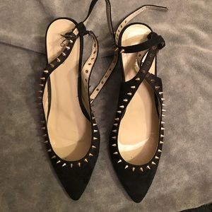 Torrid pointy toe studded sling back heels, 12w